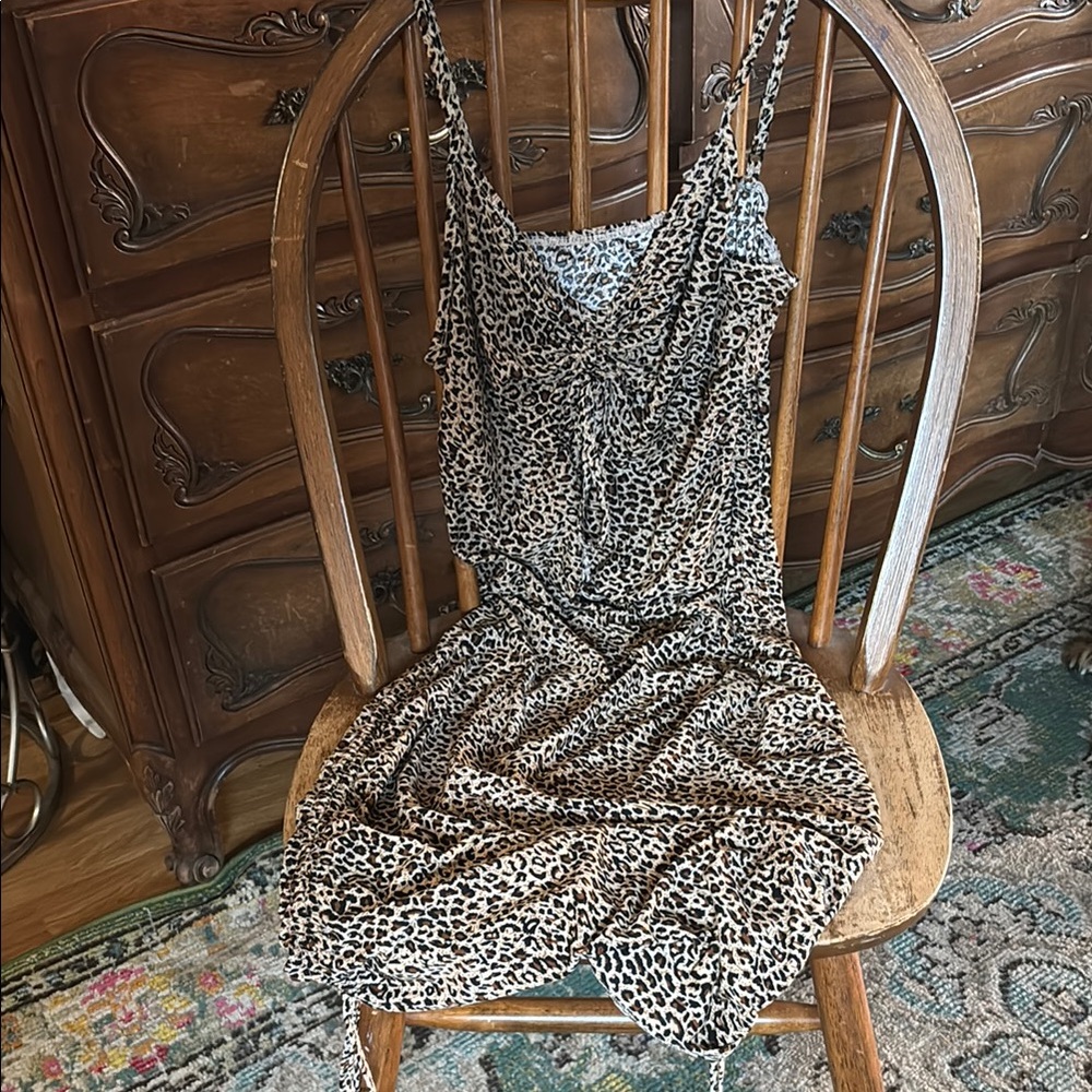 Leopard Print Women's Dress